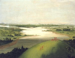 Embouchure de la rivière Platte, 900 miles au-dessus de St. Louis - George Catlin