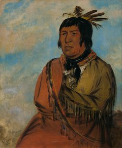 Na-pów-sa, Ours voyageant la nuit, un chef, 1830 - George Catlin