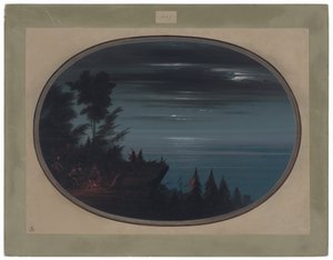 Village de Nayas la Nuit - George Catlin