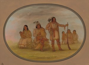 Osceola et quatre Indiens Séminoles, 1861-1869 - George Catlin