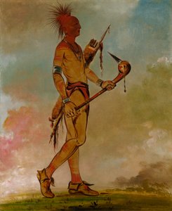 Shin-ga-wás-sa, bel oiseau - George Catlin
