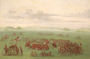"Les chevaux fumants, une curieuse coutume des Sauks et des Renards - George Catlin