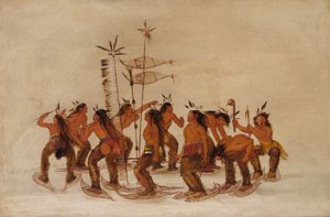 Danse en raquettes à la première neige