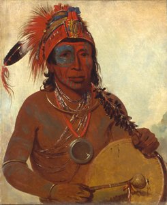 Tóh-to-wah-kón-da-pee, Médecine Bleue, un homme-médecine de la bande Ting-ta-to-ah, 1835