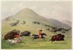 La Chasse au Bison, c.1832