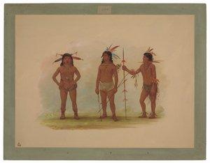 Trois hommes Omagua