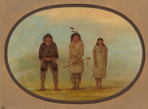 Trois Indiens Selish, 1855-1869