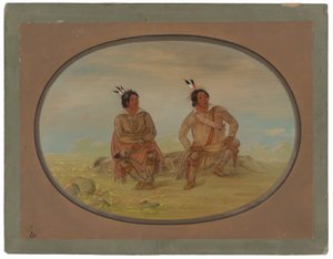 Deux Indiens Choctaw - George Catlin