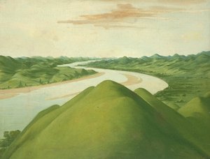 Vue sur les "Cross Timbers", Texas