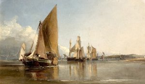 Bateaux Entrant dans la Medway