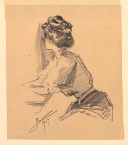 Femme assise