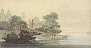 Une rivière à Ceylan - George Chinnery
