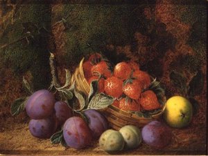 Prunes et fraises