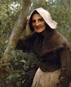Une Vieille Femme, North Lincolnshire - George Clausen