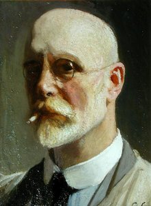 Autoportrait avec Cigarette - George Clausen