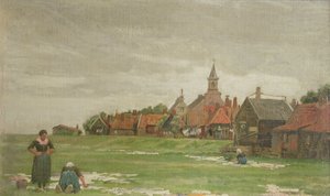 Lavandières, Hollande, 1876
