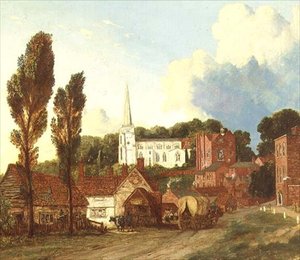 Vue de Harrow, avec l