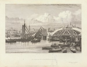 Les travaux du nouveau pont de Londres
