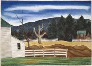 Paysage de Woodstock, mars