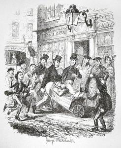 Un pickpocket en garde à vue, c.1835
