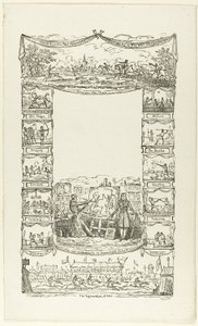 Anecdotes : Bordure pour une page de titre - George Cruikshank