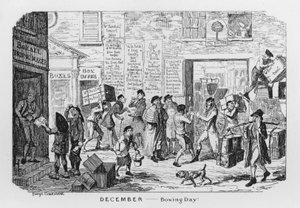 Le lendemain de Noël - George Cruikshank