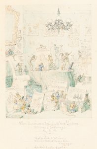 Connaisseurs de fées inspectant la collection de dessins de M. Frederick Locker