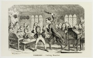 Février - Cutting Weather from George Cruikshank