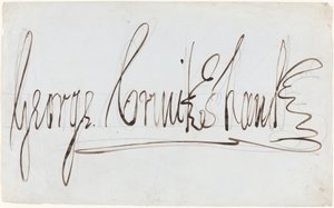 George Cruikshank (signature décorative)
