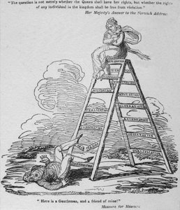 Voici un gentilhomme, et un ami à moi!, vers 1820 - George Cruikshank