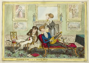 Humming Birds, ou un trio dandy - George Cruikshank
