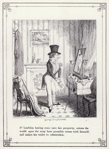 Illustration pour Le Livre du Célibataire, ou Le Progrès de M. Lambkin (Gent) (gravure)