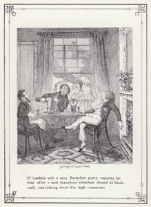 Illustration pour The Bachelor’s Own Book, or The Progress of Mr Lambkin (Gent)