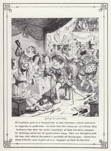 Illustration pour Le Livre du Célibataire, ou Le Progrès de M. Lambkin (Gent)