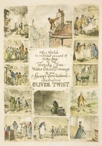 Illustration pour la page de titre "Oliver Twist"
