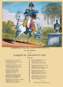 Inscription pour le tombeau à ériger à la mémoire de la jambe du marquis d