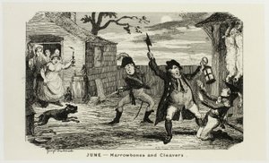 Juin - Marrowbones and Cleavers from George Cruikshank