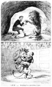 Léon - Androclès et le lion, 19ème siècle
