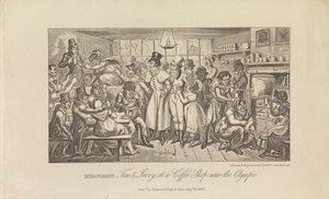 Minuit, Tom & Jerry dans un café... - George Cruikshank