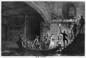 La reine Jeanne et Lord Guilford Dudley ramenés à la Tour, 1553, 1840