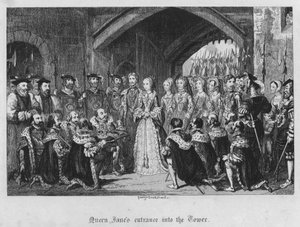Entrée de la reine Jeanne dans la tour