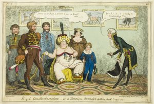 Condescendance royale - George Cruikshank