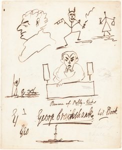 Croquis satiriques - George Cruikshank