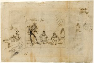 Étude pour la leçon de danse, partie 2 : Le menuet - George Cruikshank