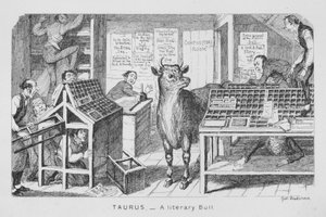 Taureau littéraire - George Cruikshank