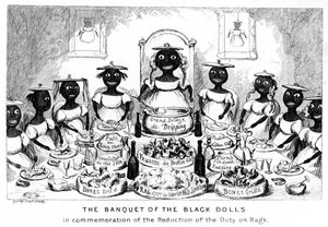 Le Banquet des poupées noires, 19ème siècle - George Cruikshank