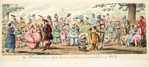 Les Bloomers à Hyde Park ou une exposition extraordinaire pour 1852, pub. 1852