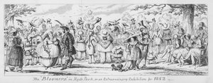 Les "Bloomers" à Hyde Park, ou une exposition extraordinaire pour 1852