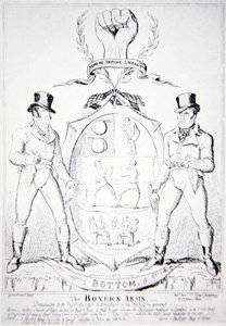 Les bras du boxeur, dédié au Pugilistic Club, aux amateurs et aux passionnés en général, publié par G. Humphrey, Londres 1891