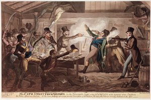 Les Conspirateurs de Cato Street, pub. par G. Humphrey, 9 mars 1820 - George Cruikshank
